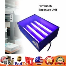 60W Screen Printing Exposure Unit 18"x12" Silk Screen Printing Machine UV Light