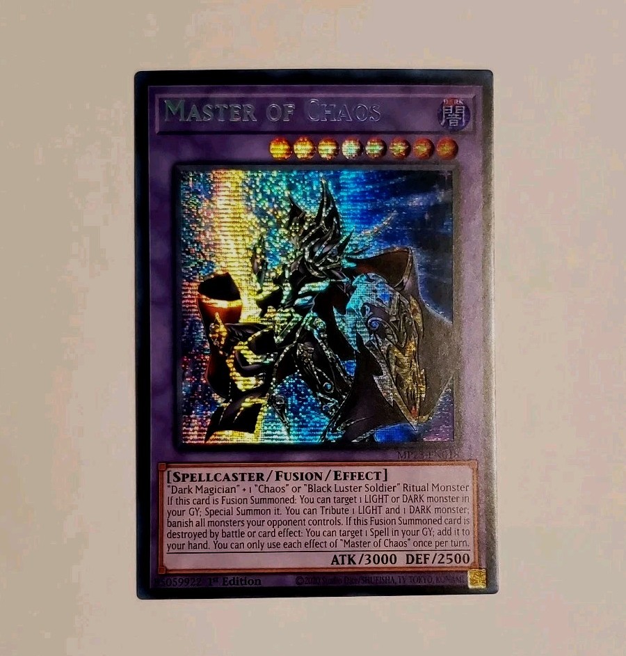 Master of Chaos Prismatic Secret Rare MP23-EN018 25th Anniv