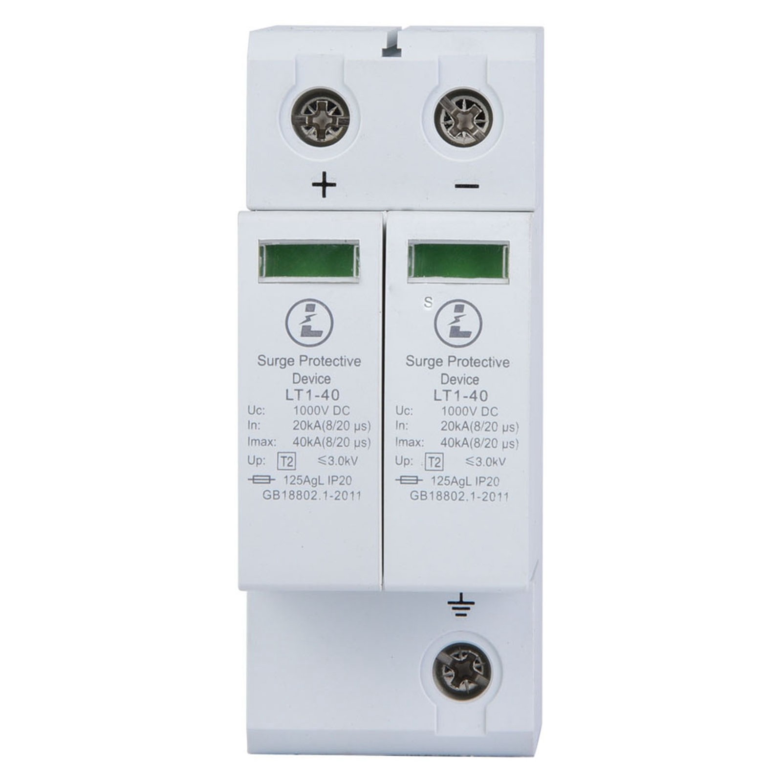 2P Protective Device PC Flame Retardant Lightning Arrester For Simple☜