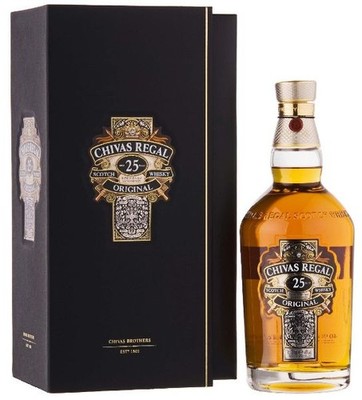 (459,36 /l) Chivas Regal 25 Jahre Blended Scotch Whisky 40% 0,7l Flasche