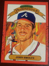 1990 Donruss Diamond Kings #8 John Smoltz P Atlanta Braves     ***40% off 2+