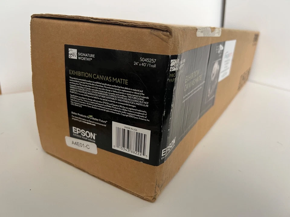 Epson Exhibition Canvas - Matte WHT (1-RL) New S045257 23 mil 24" x 40' - Image 3 of 4