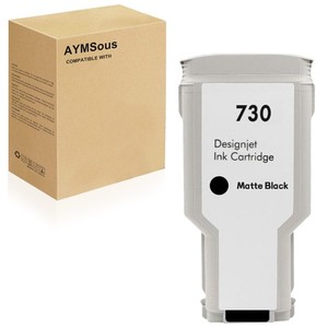 Compatible HP730 Ink Cartridge Replacement HP730 MBK for HP DesignJet T1600 T...