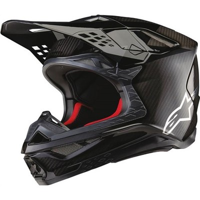 Alpinestars Supertech M10 Fame Helmet | Carbon Fiber/Blk | Sz L