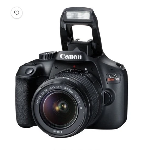 Canon EOS Rebel T100 DSLR Camera w/18-55mm Lens Kit, 18MP, Wi-Fi, Black Sealed!!