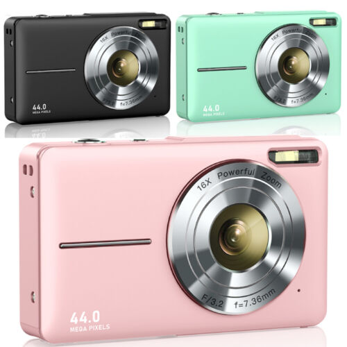 Digital Camera 1080P Camera for Kids Digital Point and Shoot Camera Anti Shake - Photo 1 sur 30