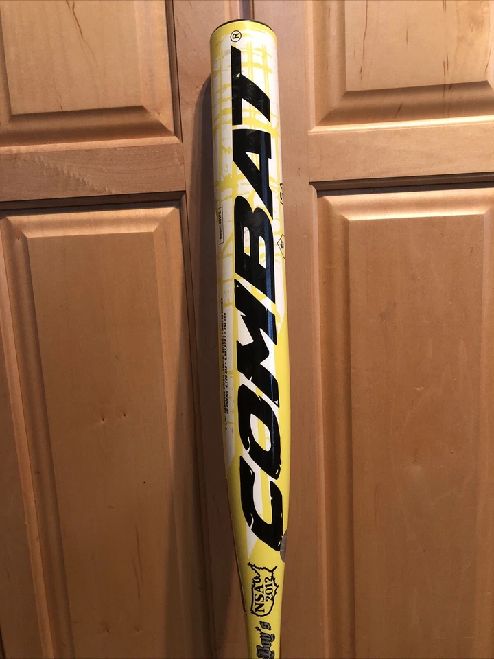 Bate de Softbol 2012 COMBAT Derby Boys 34" 26oz USSSA Modelo DBSP8 Amarillo Foto 3 de 4