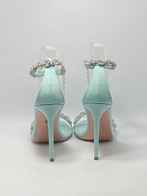 とてもbeautifulなエルドリッチ $1250 Aquazzura Love Link 105mm Embellished Sandals size 41