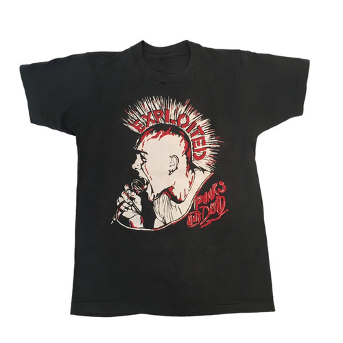 The Exploited Punks Not Dead Shirt Classic Black Unisex S-4XL
