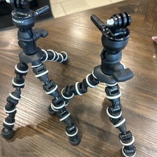 Two Merkury Grypton Pro XL 12inch Tripod W/ Go Pro Attachment Black