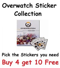 Overwatch Blizzard Sticker Collection pick the stickers you need