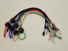 12 Face Mask Holder Lanyards Kids  Adult Black Purple Blue Green Red Pink Lot