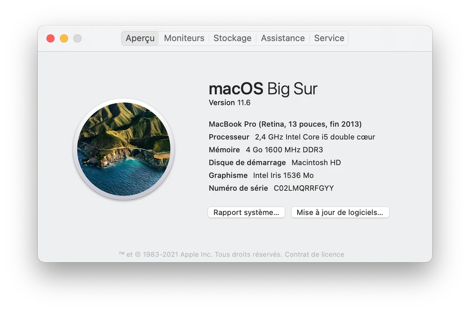 Apple MacBook Pro 13" 2013 · i5 · 4GB · 128GB, photo 2 sur 5