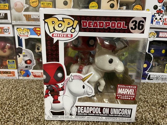 Deadpool On Unicorn Funko Pop! Vinyl 36 Marvel Collector Corps Exclusive | eBay