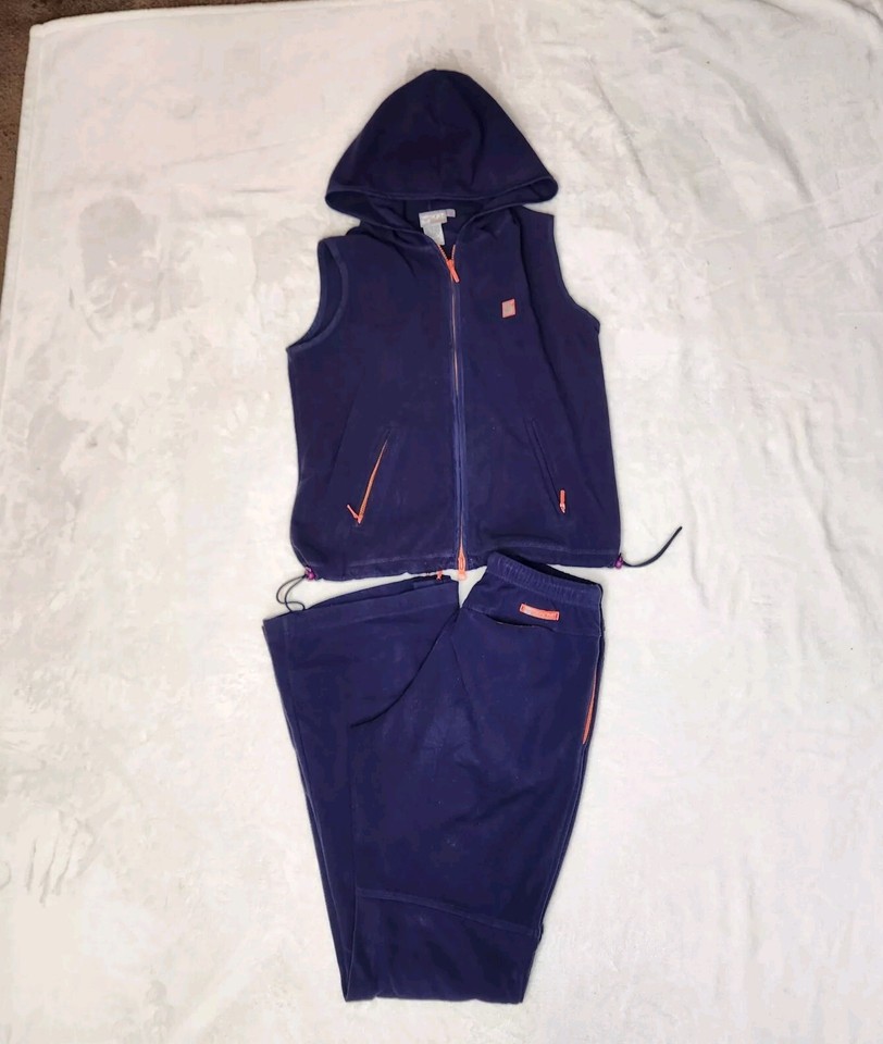 Vintag Roxy Active Quicksilver Matching Sweatsuit Size S Sweatpants & Sweatshirt