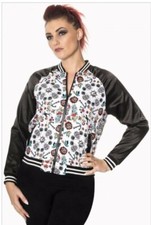 Banned Womens Alternative Vintage Bomber Jacket Size Small