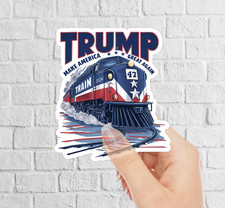 TRUMP TRAIN Sticker 2024 -Make US Great Again...