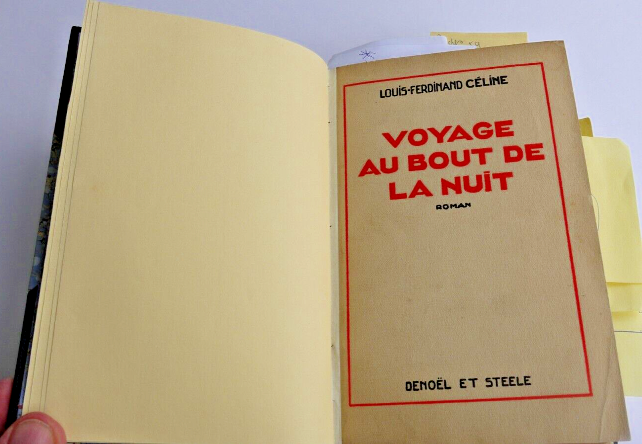 VOYAGE AU BOUT DE LA NUIT 1932 CELINE LOUIS FERDINAND 1894/1961 | eBay