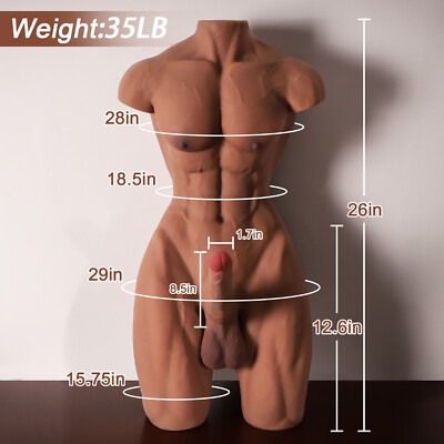 35lb Male Body Torso Adult Sex Love Dolls Sex Toy Big Penis Ass for Women  Gay x | eBay
