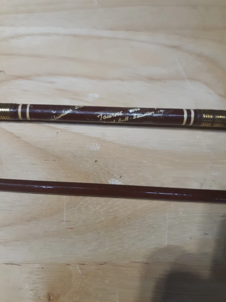 Varilla giratoria de fibra de vidrio vintage HI Horrocks-Ibbotson MOHAWK 5'9", 2 piezas Foto 3 de 4