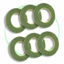 6x SPAZZOLE ABRASIVE PAD DI RICAMBIO PER LUCIDATRICE FOLLETTO PULILUX PL515