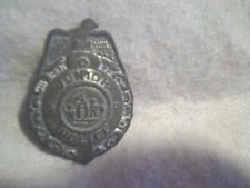 1940's JUNIOR POLICE EAGLE BADGE LEAD TOY,Pinback,jr.