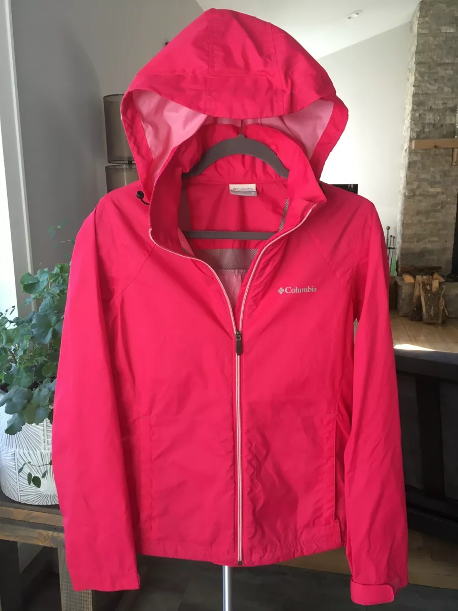 Columbia pink shop windbreaker