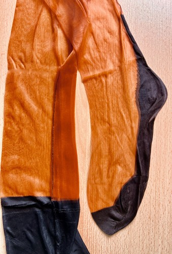 Echte Naht Nylon Strümpfe Gr.10,5 L ca.86+24cm Cuban Heel Spice Full Contr. Imp. - Bild 13 von 16