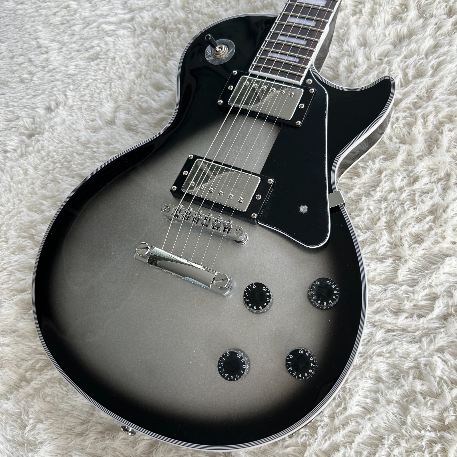 Custom Shop Standard Metallic Silver Electric Guitar US Warehouse Fast Shipping