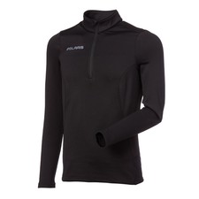 Polaris Black/gray Womens Quarter-zip Performance Mid Layer Jacket Fleece Lined