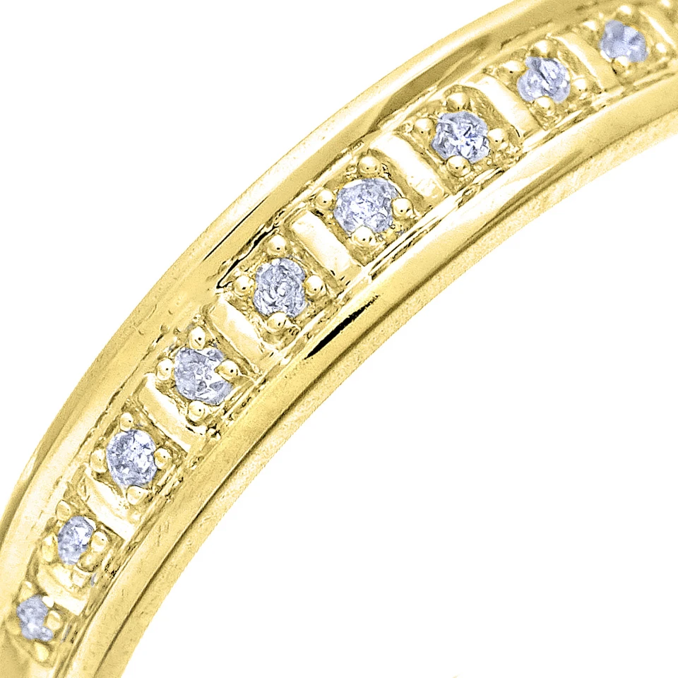 9ct Yellow Gold Diamond Eternity Ring By Naava - Image 3 of 4