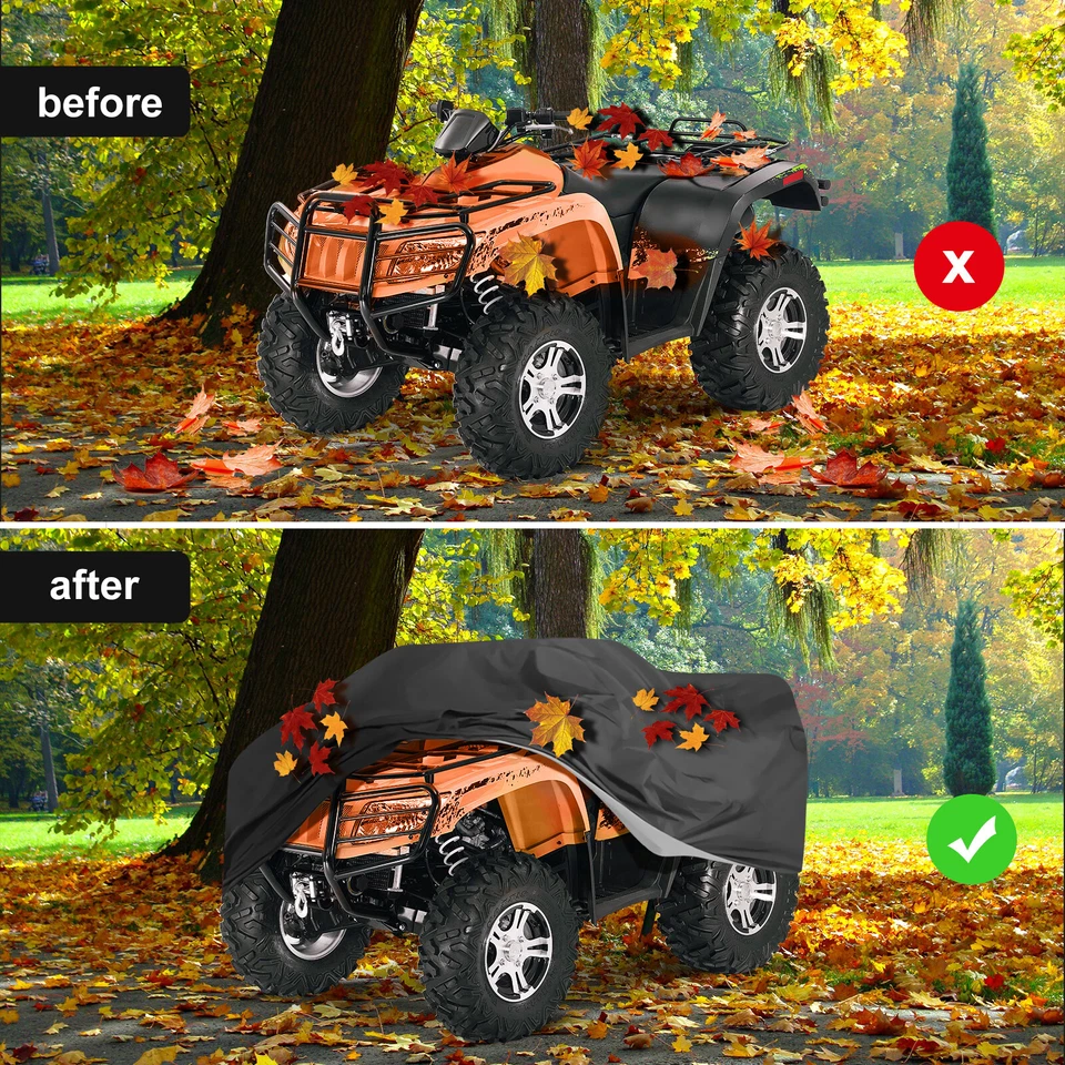 Cubierta impermeable mediana para ATV quad bicicleta protector contra el polvo para Polaris Predator 50 90 Foto 4 de 4