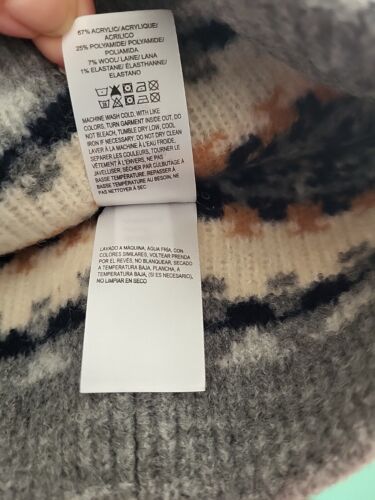 Lucky Brand Fair Isle Beanie Wintermütze Unisex Neu Einheitsgröße - Bild 3 von 3