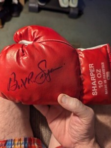 Bert Sugar Signed Boxing Glove With COA