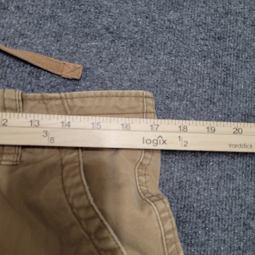 Aeropostale Military Cargo Shorts 32 VTG Faded Tan Canvas A87 Skater Grunge - Picture 4 of 7
