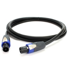 Neutrik 4 Core 3m Speakon Cables. Fully Wired Speaker Leads. 4 x 2.5mm². NL4FX