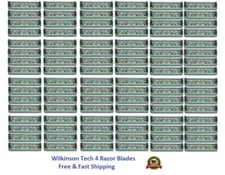 Wilkinson Tech 4 Razor Blades Men Refill Cartridges 8 16 32 64 96 Shaver Tech4