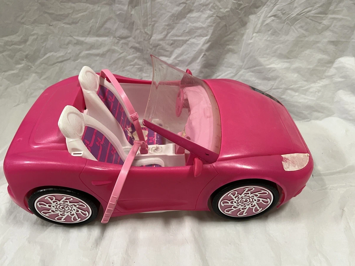 Barbie Doll Convertible Car Pink eBay