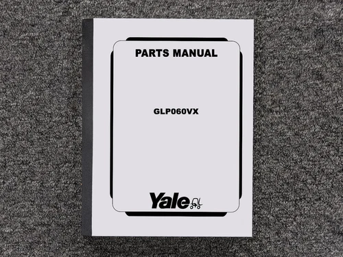Yale Forklift GLP060VX Parts Catalog Manual