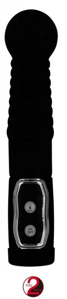 Vibratore per prostata in silicone dildo vibrante anale stimolatore uomo sextoys - Immagine 3 di 4