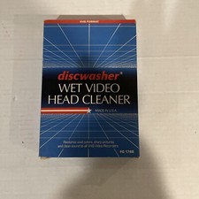 Discwasher Wet Video Head Cleaner for VHS VCR Player Has Cleaner