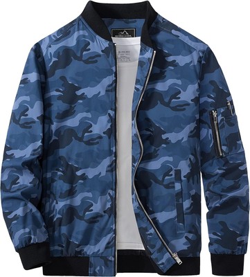 MAGCOMSEN Men's Jacket Lightweight Bomber Jacket Casual Windbreaker Jackets Wind