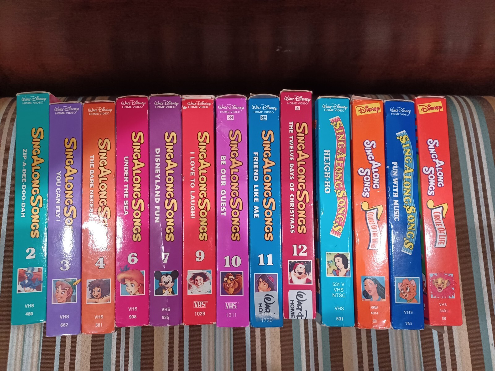 Vintage WALT DISNEY Sing Along Songs VHS Lot | Grelly USA