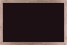 Rustic Magnetic Chalkboard 36"x24" with Premium Matte Surface Frame