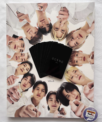 SEVENTEEN GOING MAGAZINE Vol.2 BLACK ver. PHOTOBOOK 13 PHOTOCARDS