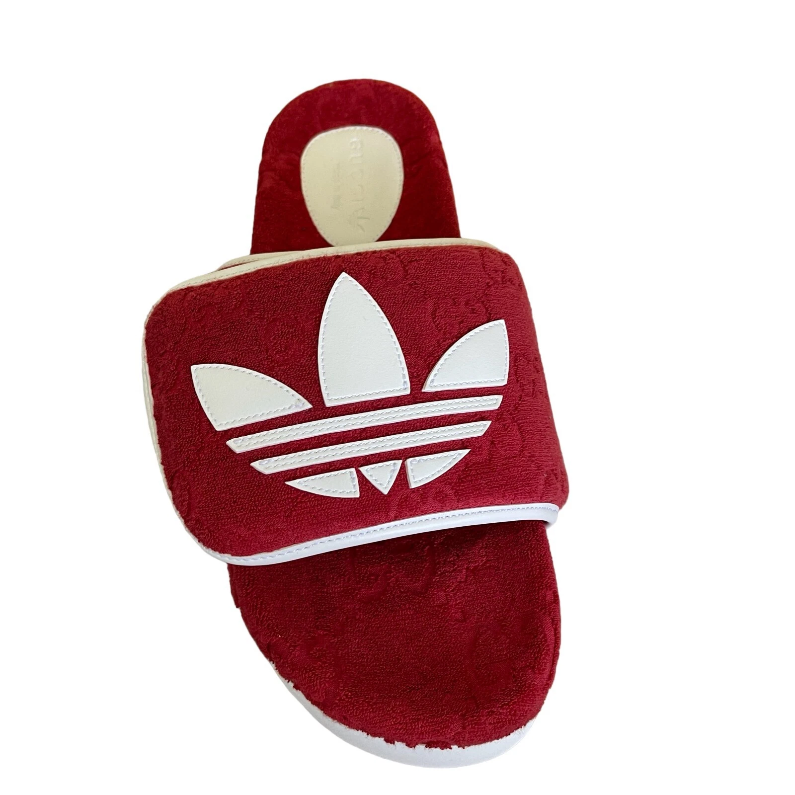 Adidas x Gucci 702412 scarpe da uomo slides sandali rosso Gucci taglia 9 (US 9 5)