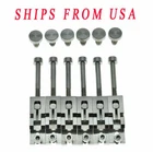 6pcs Stainless Steel Double Locking Tremolo Bridge Saddles fit Floyd Rose Bridge