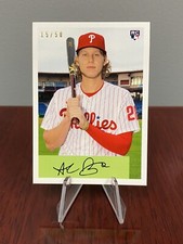 2021 Bowman Transcendent VIP Party Alec Bohm 1954 Redux Phillies /50 ABV-1954 RC