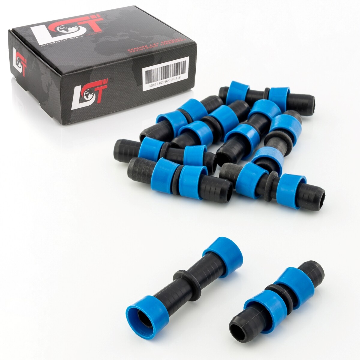10x Hose Connector Coupling PE Pipe Irrigation System Irrigation 17x17mm