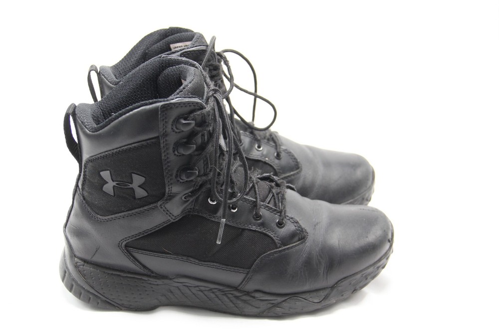 Under Armour Tactical Boots Mens Size 8.5 Valsetz Micro G Black 1268951-001